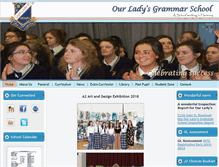 Tablet Screenshot of ourladysgrammar.co.uk